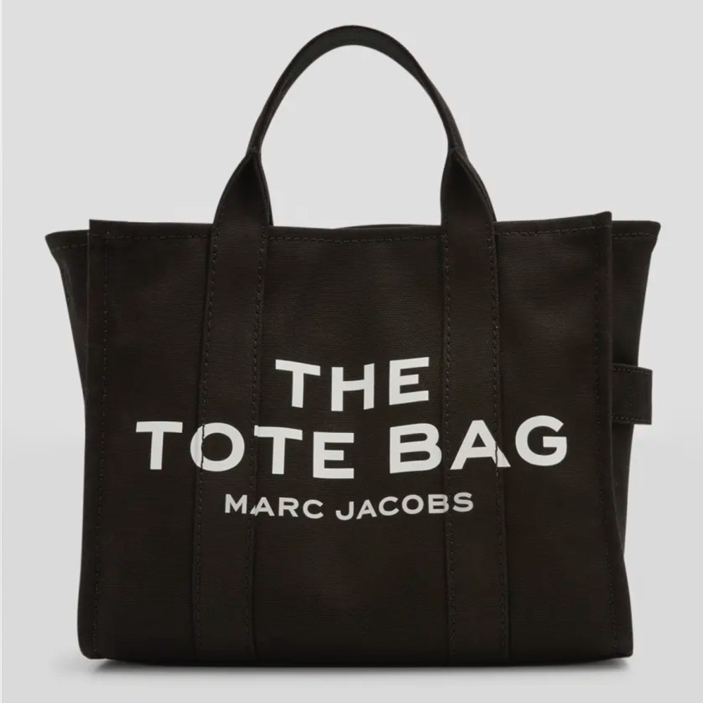 Marc Jacob’s black medium canvas tote bag